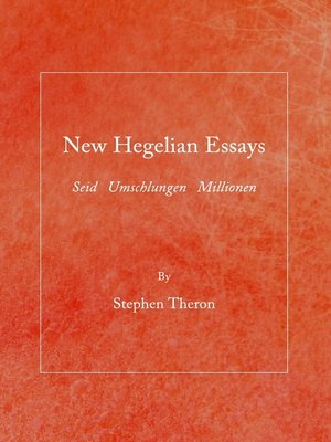 hegel essay hegel essay